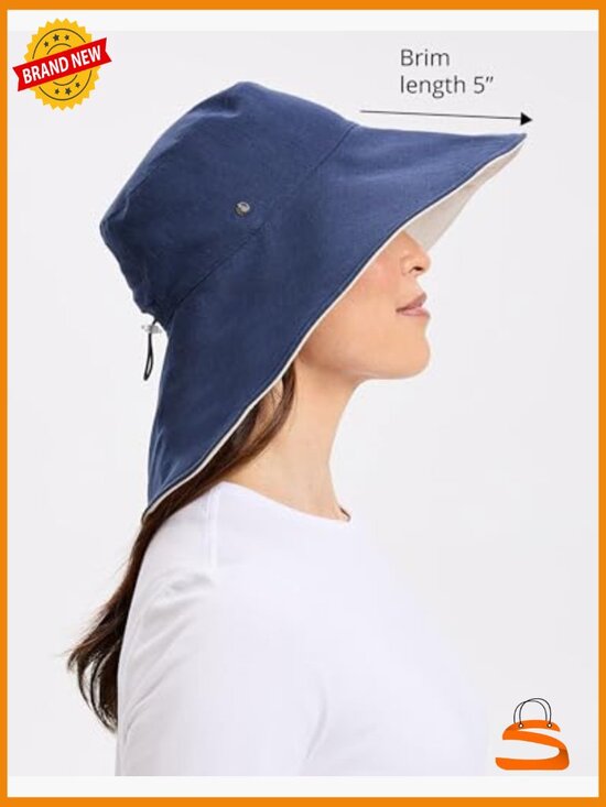 UPF 50+ Sun Hat with Ponytail Hole, Packable for Travel, Adjustable main image 6